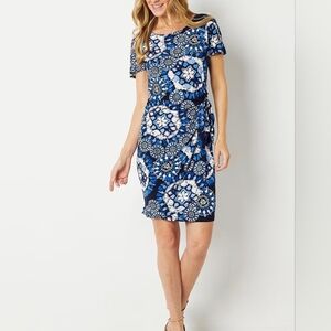 Robbie Bee women faux tie dress